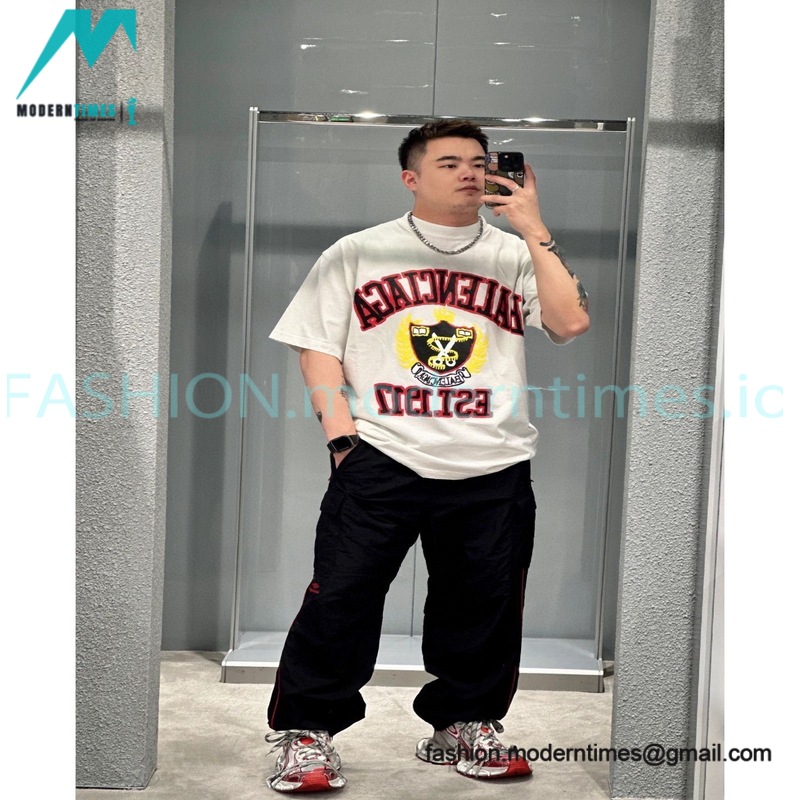 Balenciaga - 23SS Scissor Print Short Sleeve T-shirt